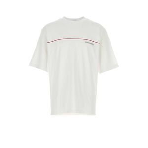 Dsquared Men White Cotton Oversize T-Shirt